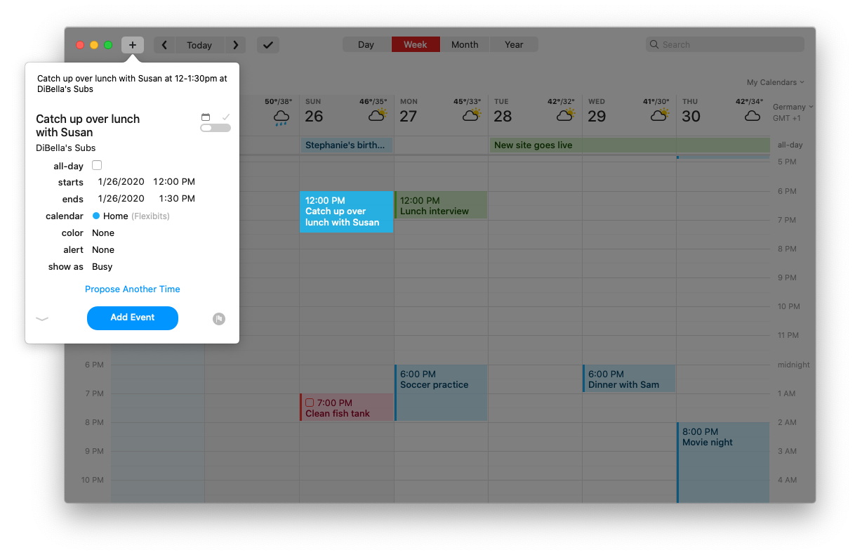 mac apps for calendar